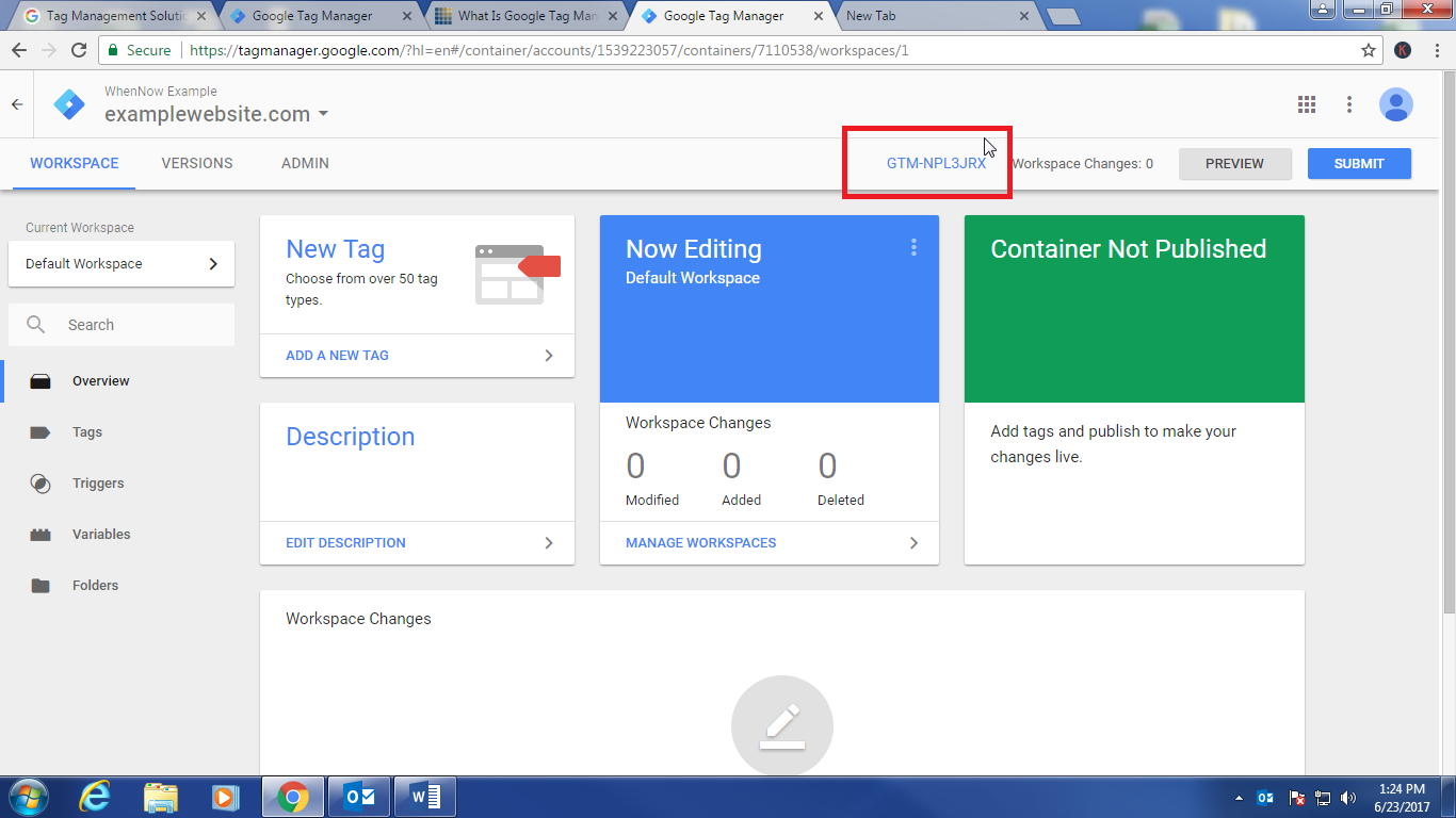 Step 3 of Google Tag Manager